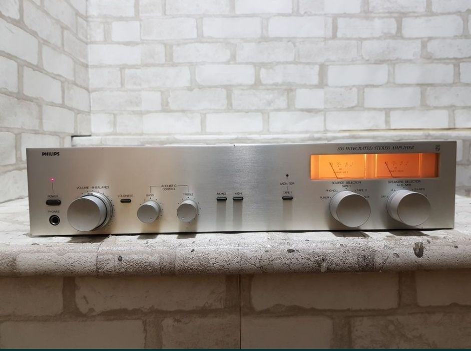 Стрілки! Стерео підсилювач PHILIPS AH 305, 2*75Bт., б/у з Німеччини