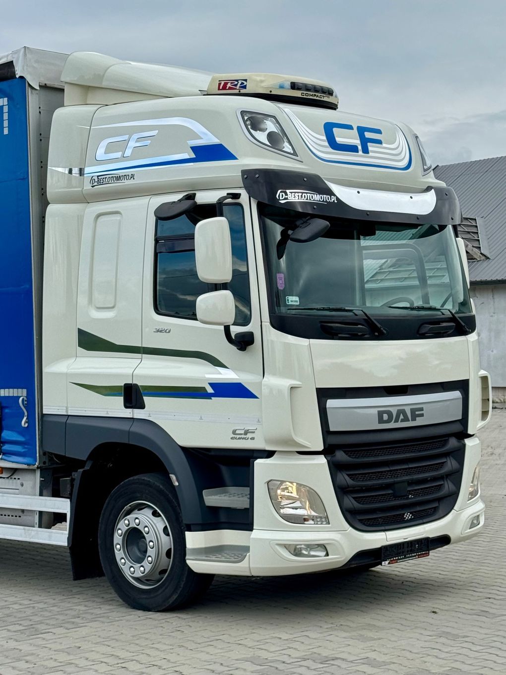 DAF CF 320 / FIRANKA / 24 EUROPALETY / SYPIALKA / AUTOMAT / KLIMA POSTOJOWA / 8 960 KG ŁADOWNOŚCI / 2017 ROK