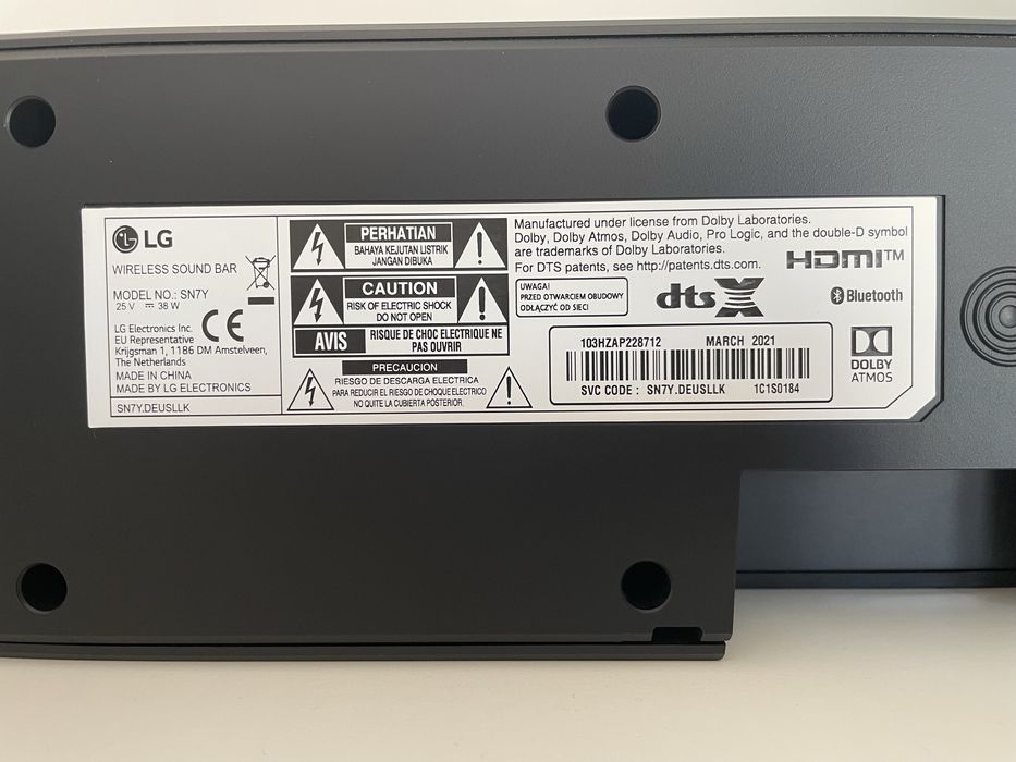 Soundbar Lg Sn7Y