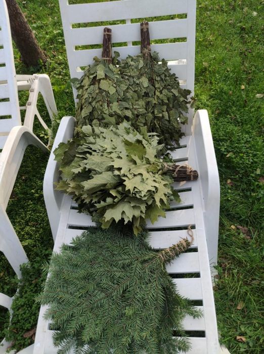 Банний віник дубовий.Веник для бани