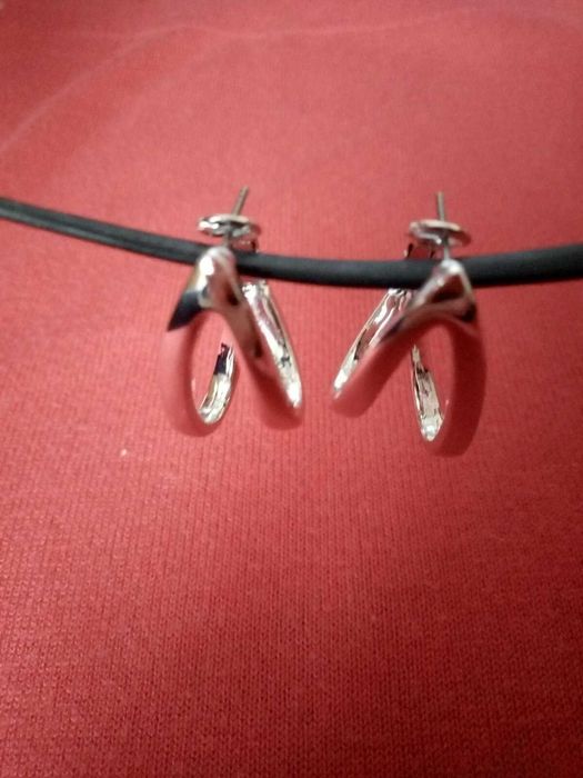 Серьги сплав серебра (радированные)