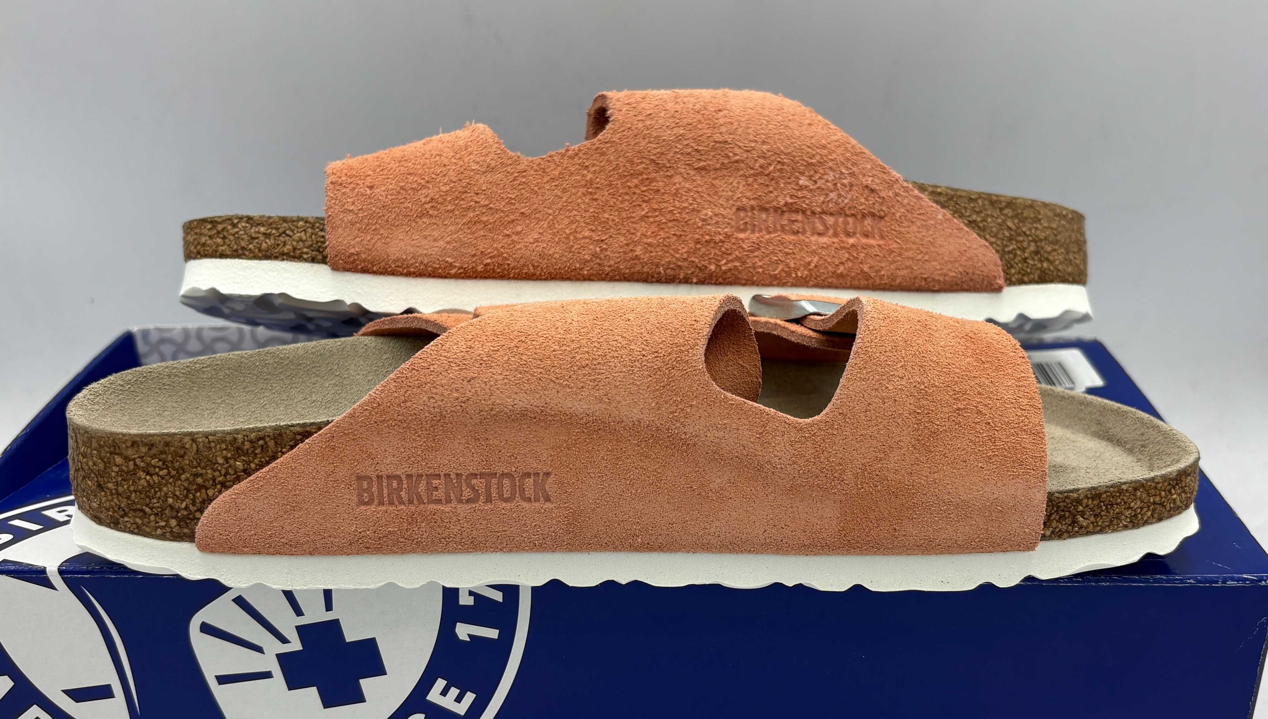 ‼️Nowe oryginalne klapki BIRKENSTOCK Arizona pomarańcz 38 AZ 251 skóra