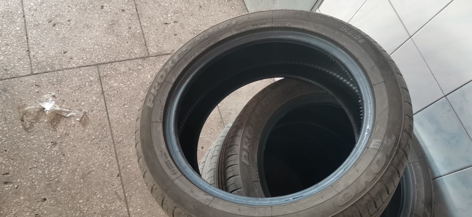 Шина 225/50 R17 TOYO PROXES SPORT 2021год, пробег 1000км