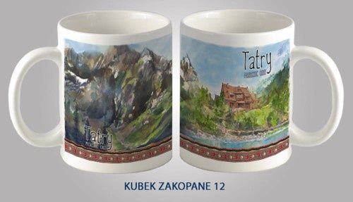 Kubek ceramiczny Tatry zakopane różne wzory