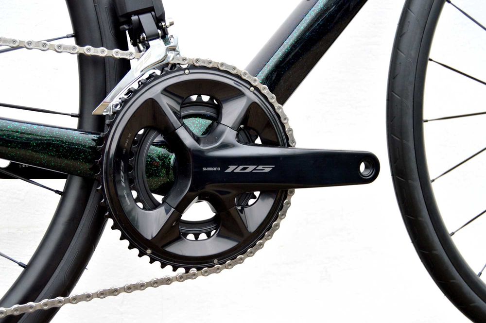 Przebieg 10km STEVENS IZOARD PRO 105 Di2 disc elektronika szosa 58