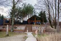Domek do wynajęcia z basenem, jacuzzi na Mazurach, Mikołajki, Mrągowo