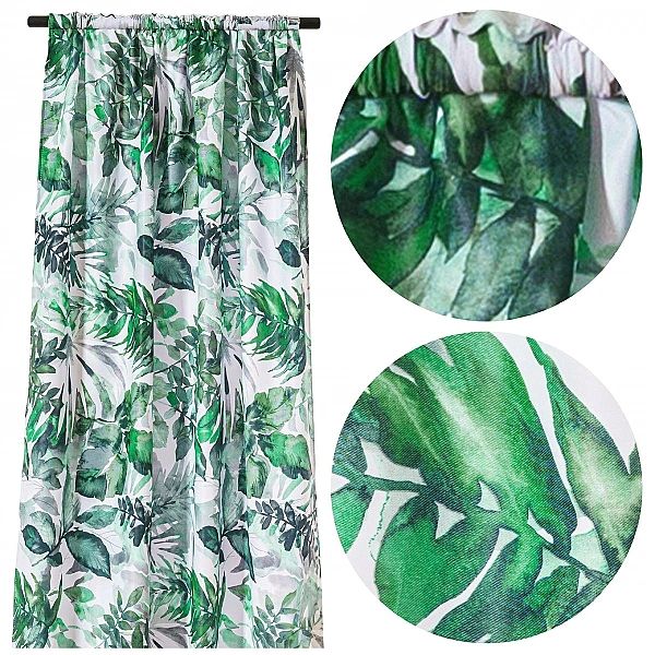 Zasłona Zaciemniająca na Taśmie Blackout Gotowa 140x270 Leni