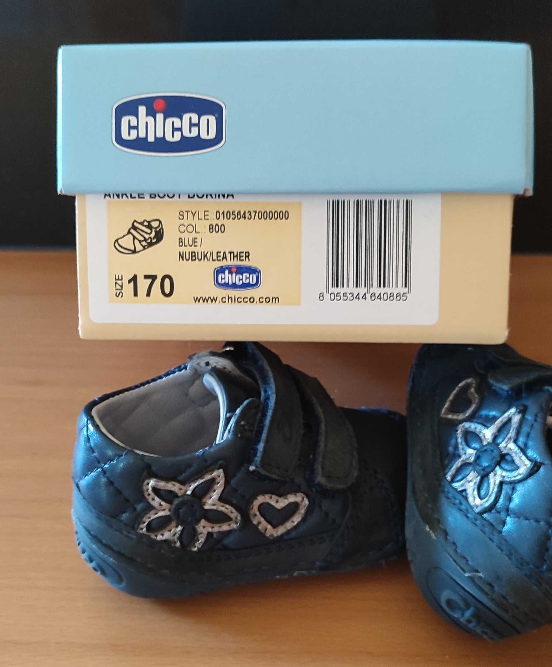 Sapatos Chicco - azuis escuros - Tamanho 17 - 4 €