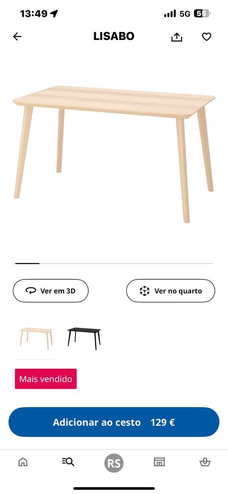 Mesa ikea LISABO