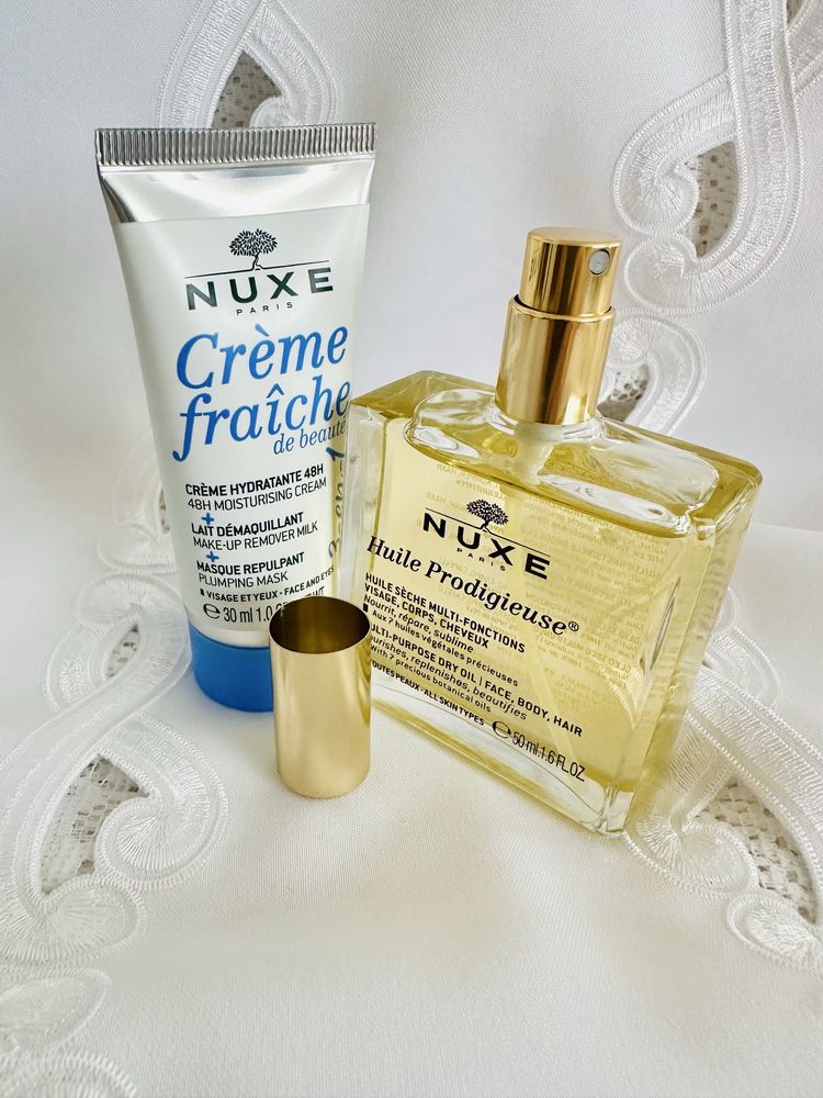 Zestaw Nuxe(suchy olejek 50 ml+krem 30 ml)