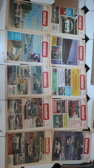 Lote 60 Jornais Motor - Anos 80