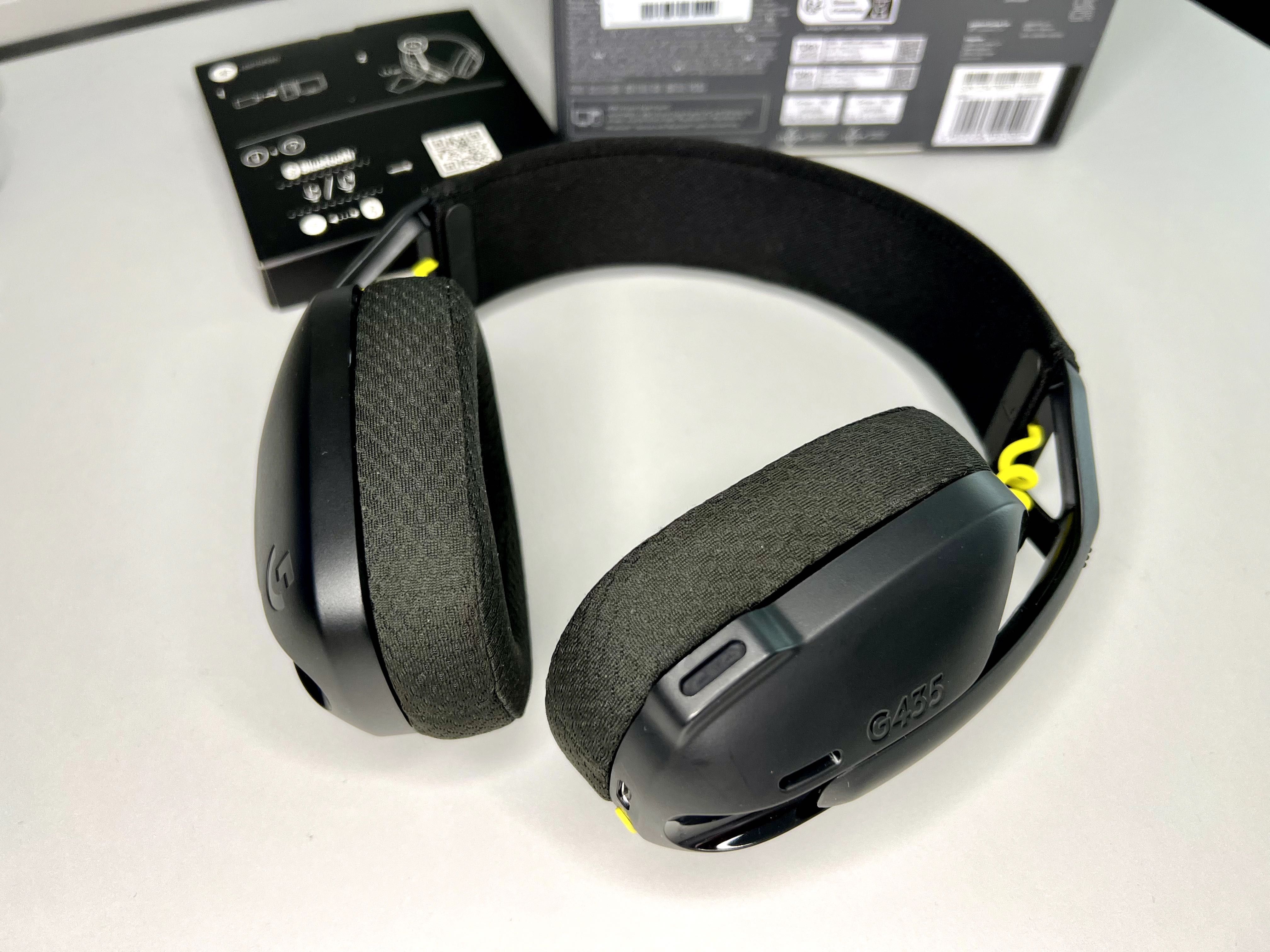 Słuchawki dla graczy Logitech G435 na gwarancji, jak nowe