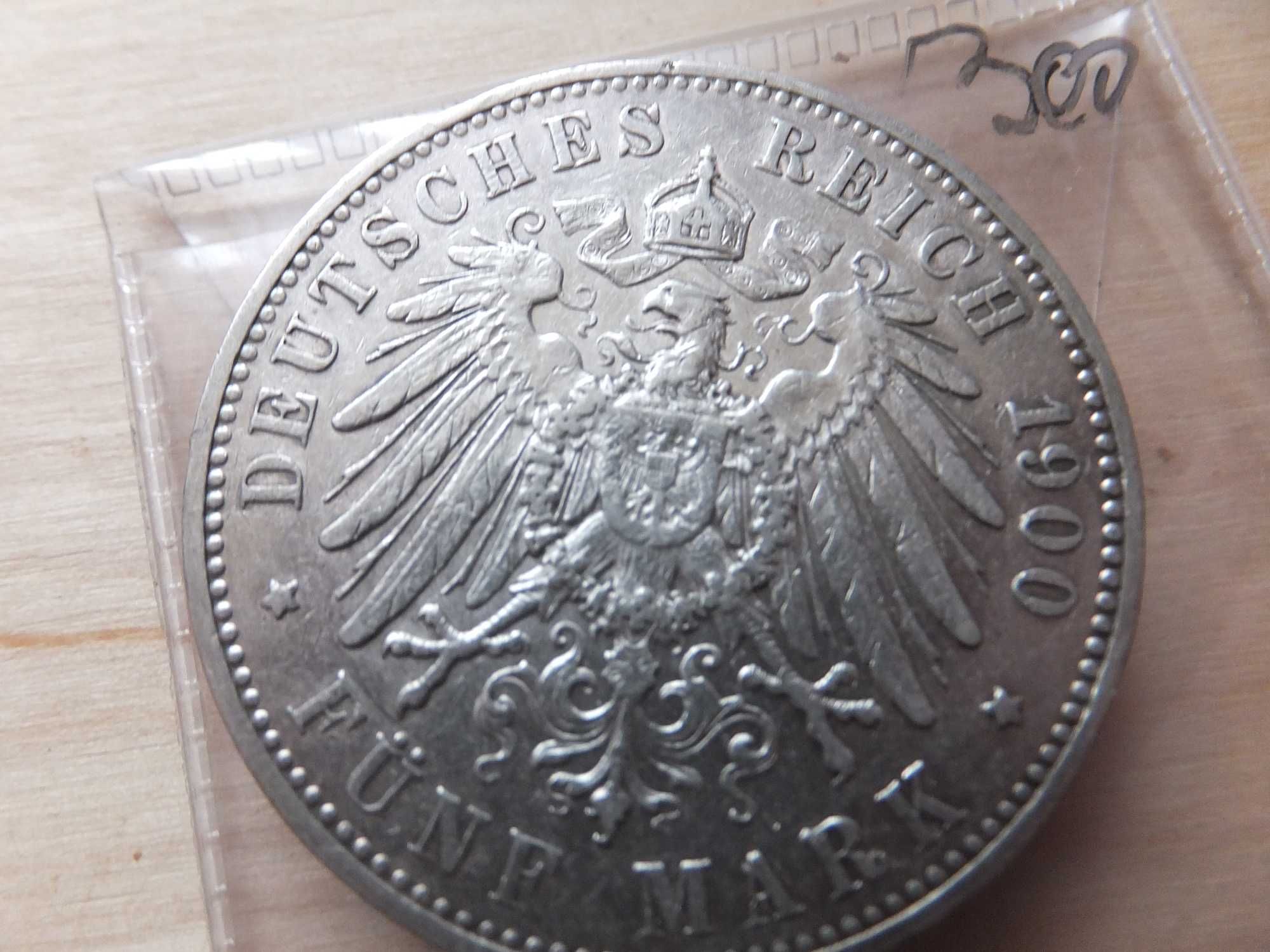 5 marek Niemcy- SAKSONIA 1900 E ALBERT