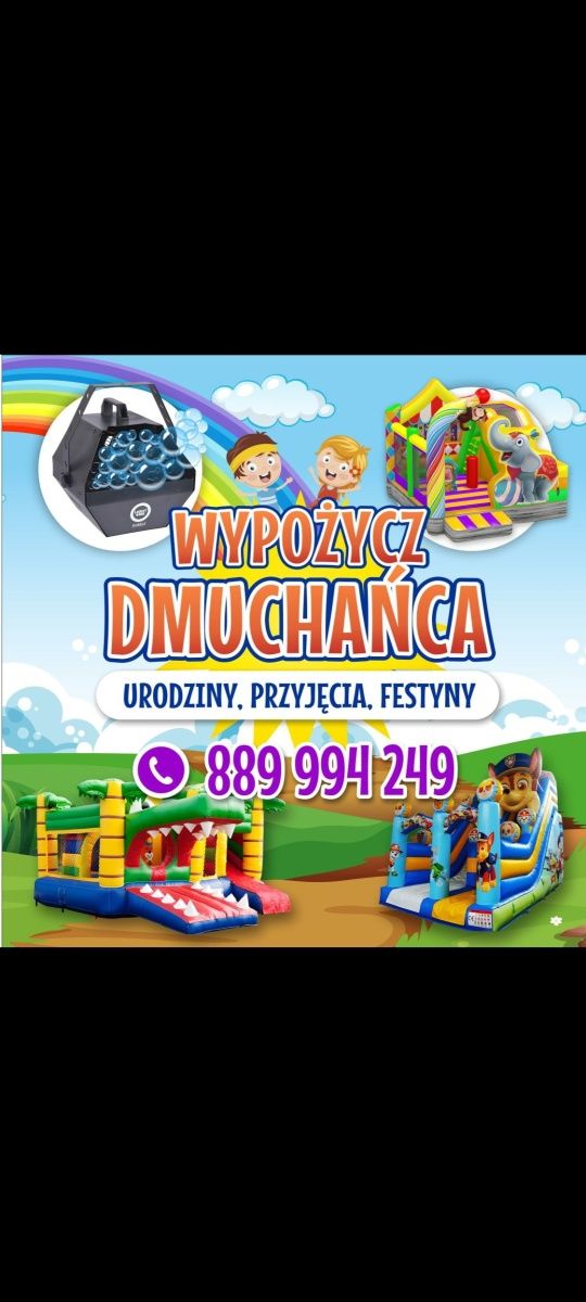 Dmuchańce Jawor dzwoń pytaj to nic nie kosztuje