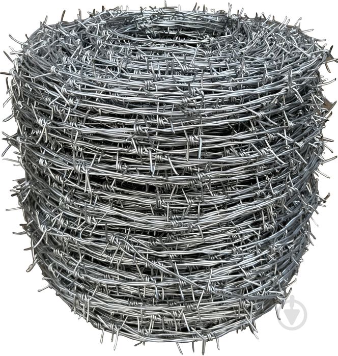 Дріт колючий двохосновний 1,8 мм оцинкований