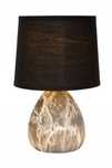 Lampa stołowa MARMO 47508/81/30 oprawa w kolorze czarnym LUCIDE