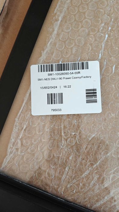 Kabina Prysznicowa Radaway Nes DWJ I 90 Prawe Czarny/Factory