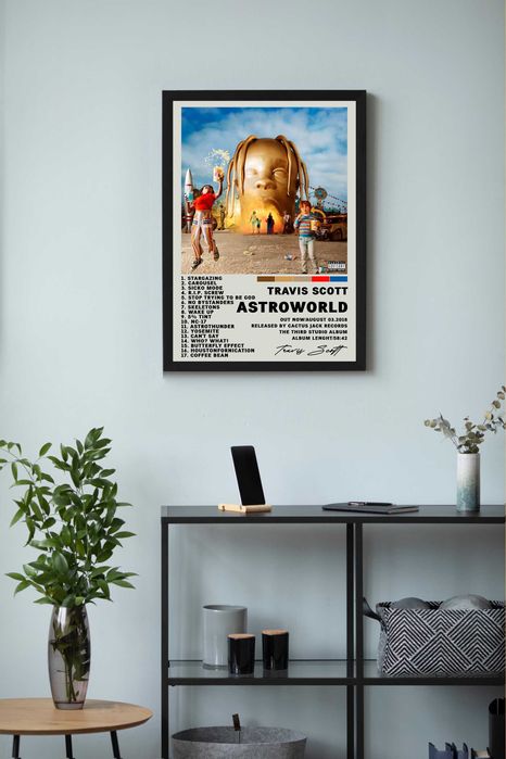 Travis Scott Astroworld Plakat Obraz z albumem prezent