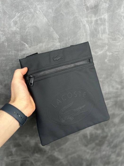Купить мужскую сумку планшетку на  плече lacoste   чоловіча барсетка
