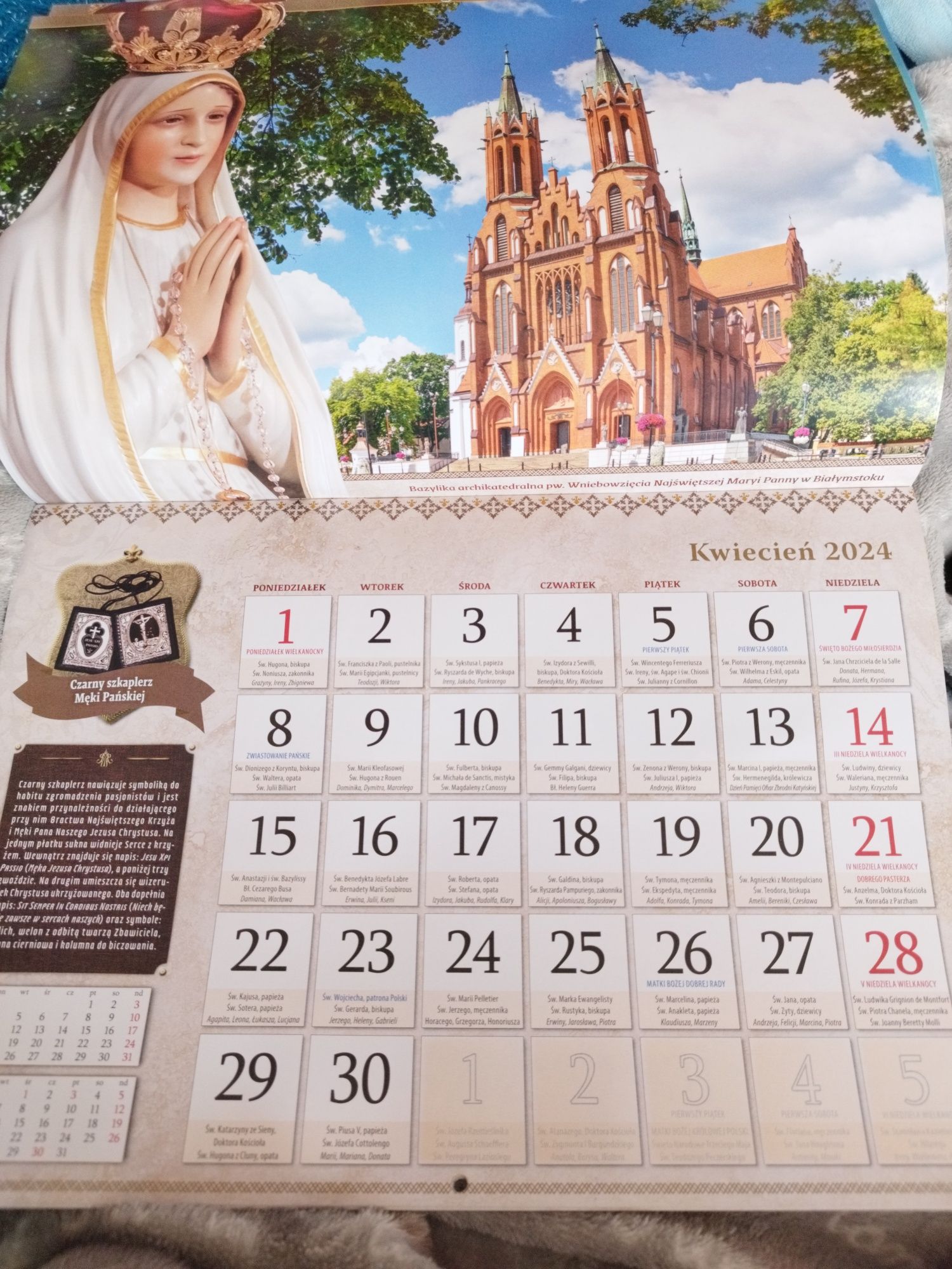 Kalendarz 365 dni z Maryją na 2024