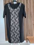 Sukienka elegancka wizytowa czarna 7xl / 54