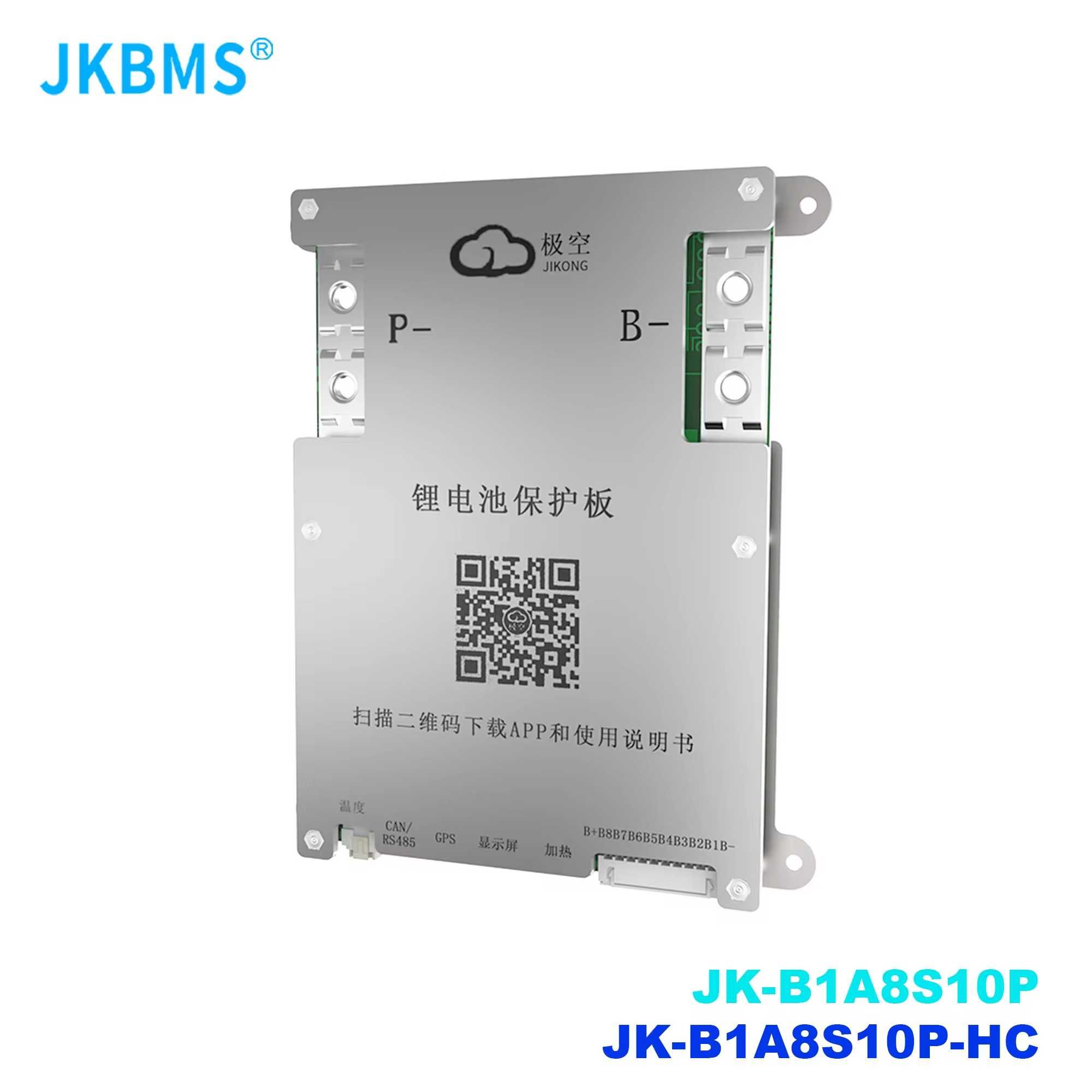 Smart BMS JK-B1A8S10P 4s-8s 100A , баланс 1А 12-24V
