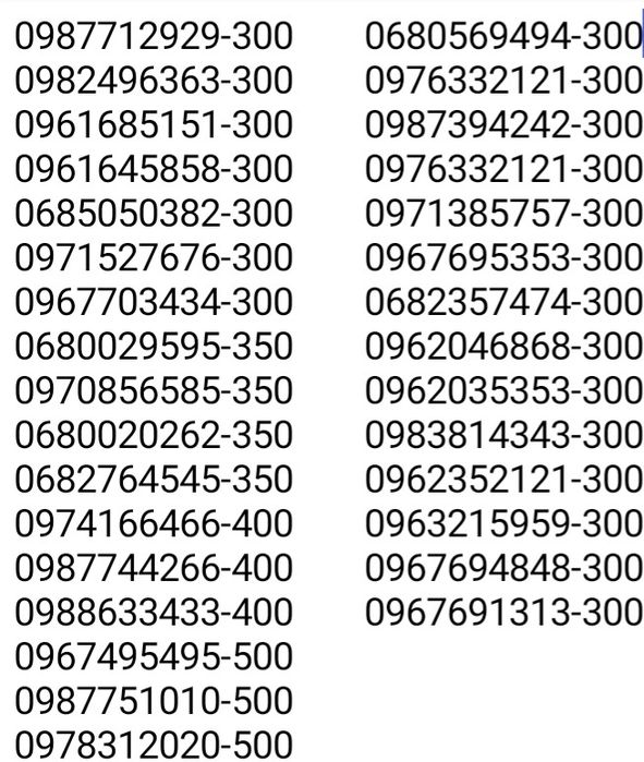 Красивые и золотые номера Киевстар