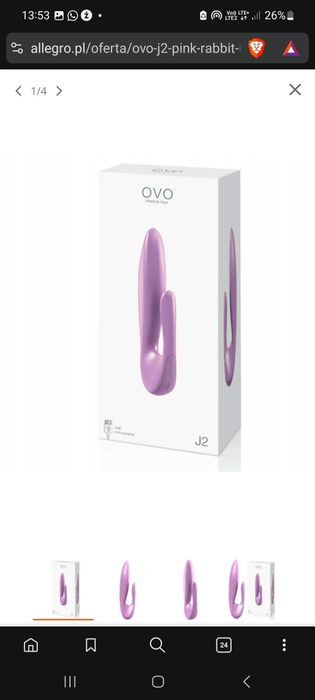 Ovo j2 - Pink Rabbit ! NEW! premium - Ostatni!!!
