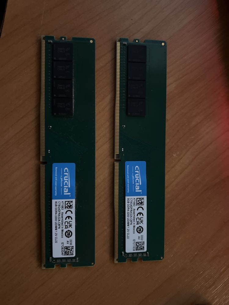 Оперативная память Crucial DDR4-3200 16gb 8x2