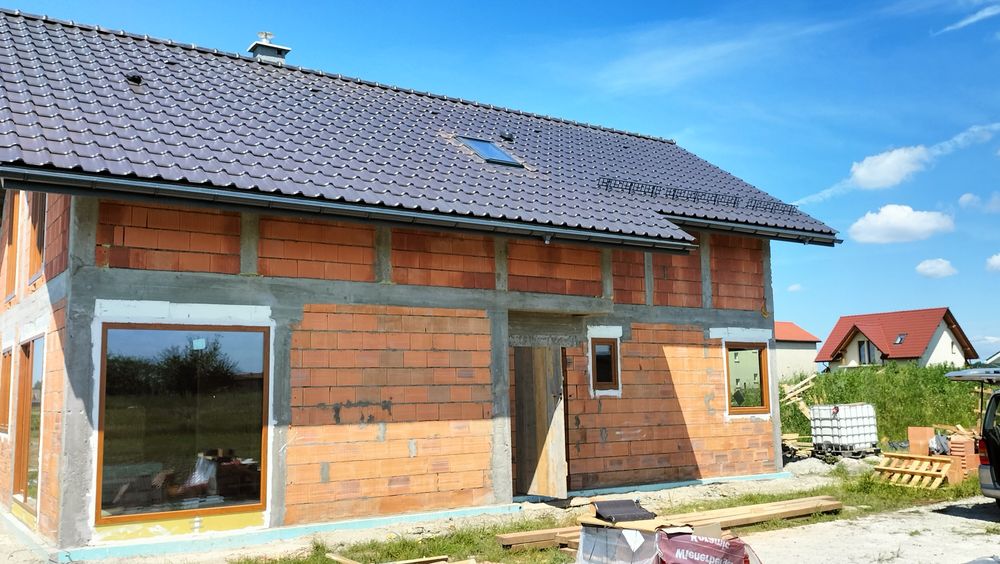 Budowa domów fundamentów płyty