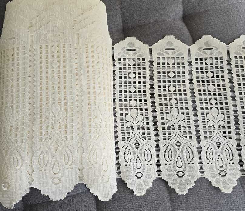 zazdroska panelowa ZAZDROSTKA ŻAKARDOWA 324 x 35 cm ECRU