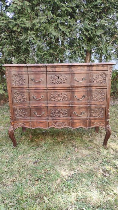 Komoda ludwikowska z 3 szufladkami