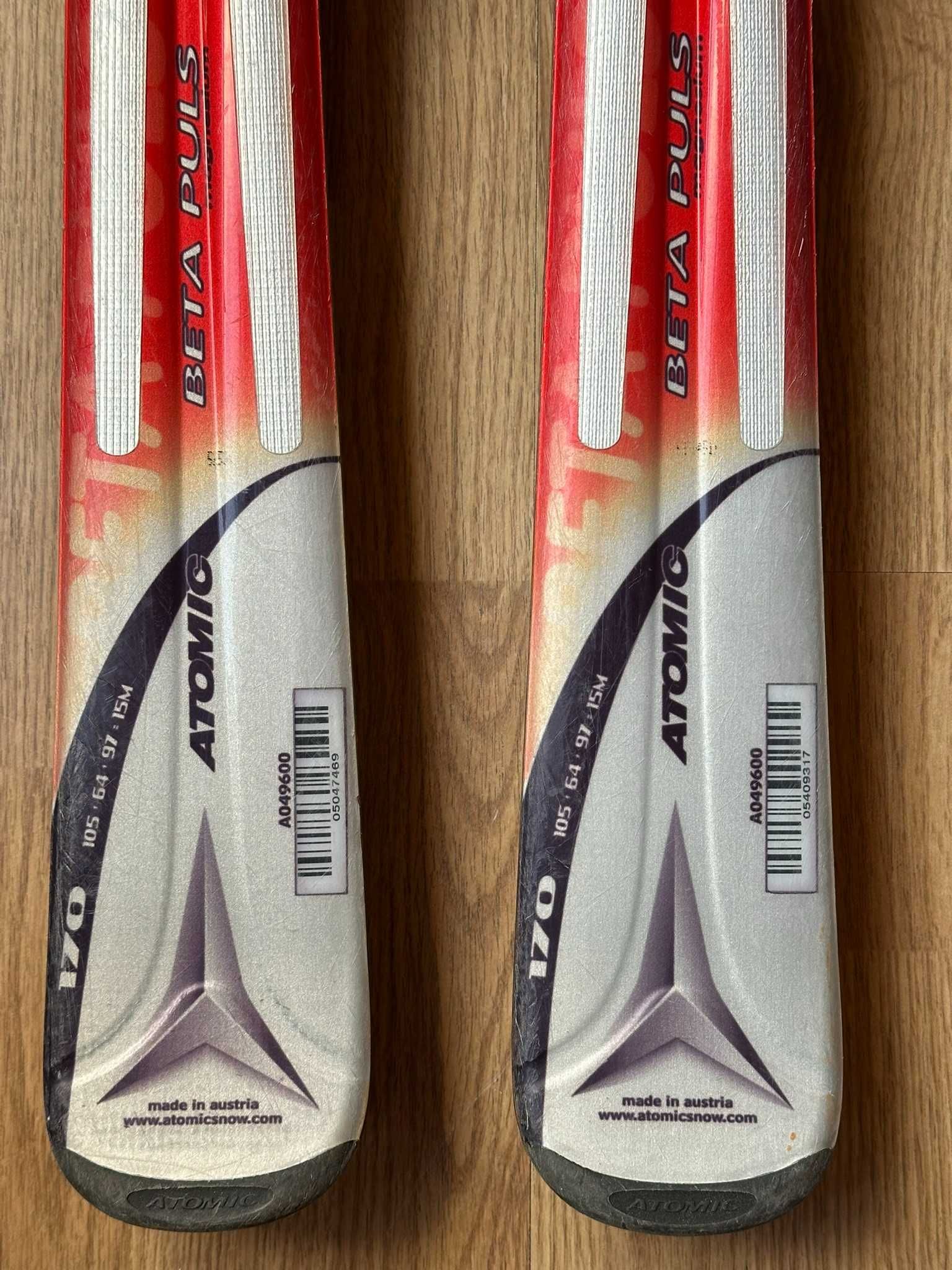 Skis Atomic Beta Plus 170 + Batons Scott