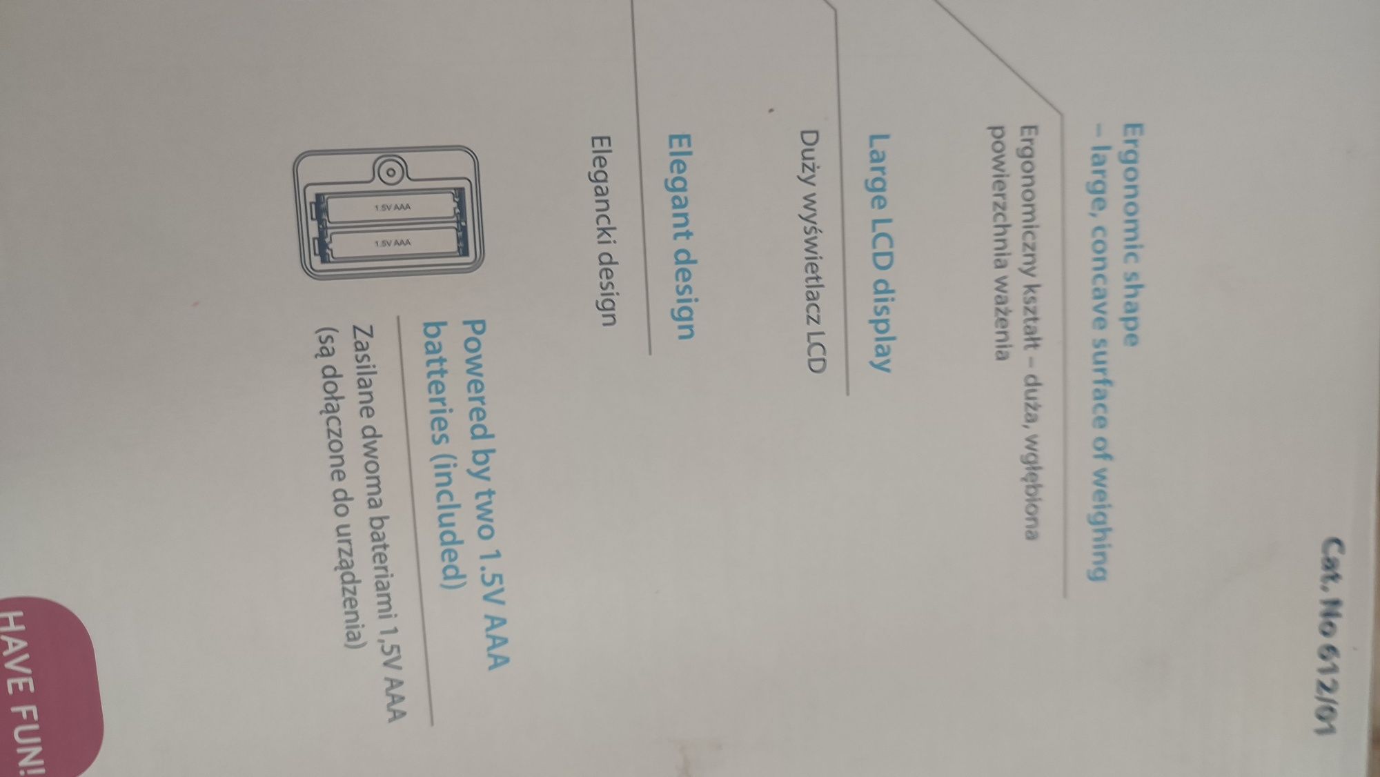 Waga elektroniczna Babyono dla niemowląt do 20 kg