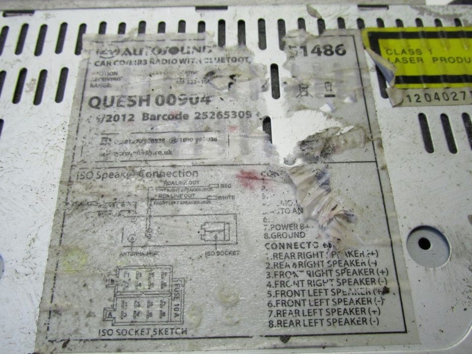 Radioodtwarzacz radio cd usb aux