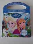Livro Frozen desenha e apaga com desafios