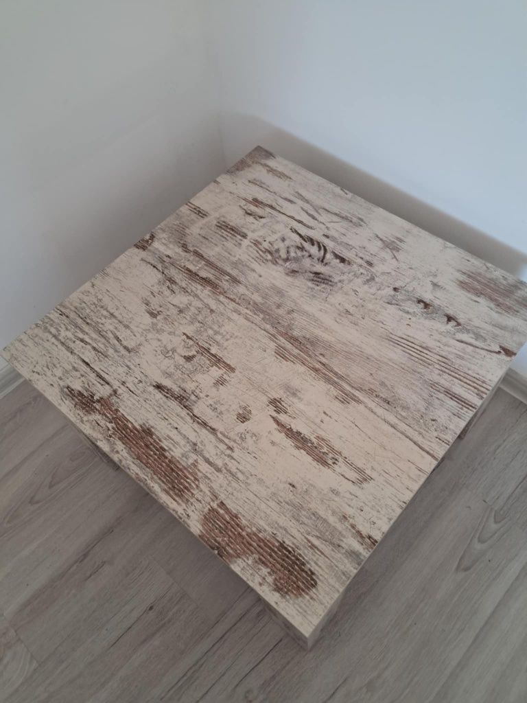 Stolik kawowy styl retro rustykalny boho