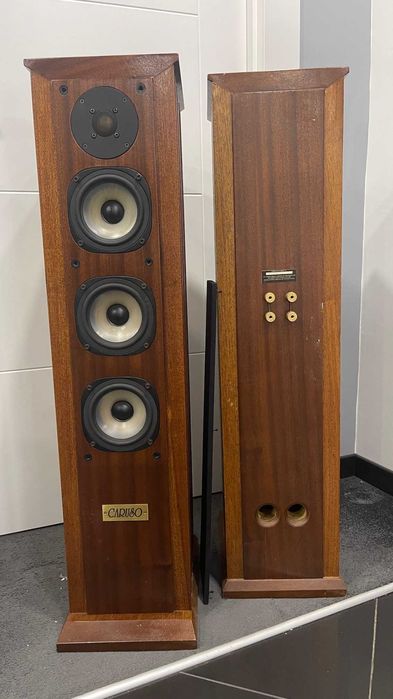 Colunas Chão Opera Caruso, edição limitada, 3 vias, 20/150 Watts