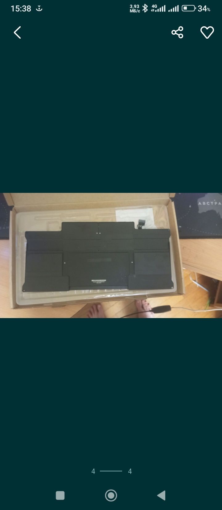 Аккумулятор MacBook Air A1965 – Новый | В наличии 5 шт | Киев