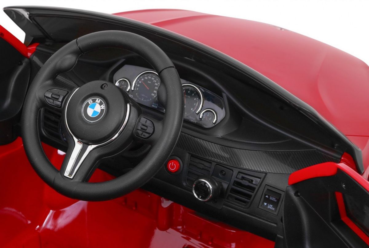 Auto pojazd samochód na akumulator dla dzieci BMW X6M Lakier Czerwony
