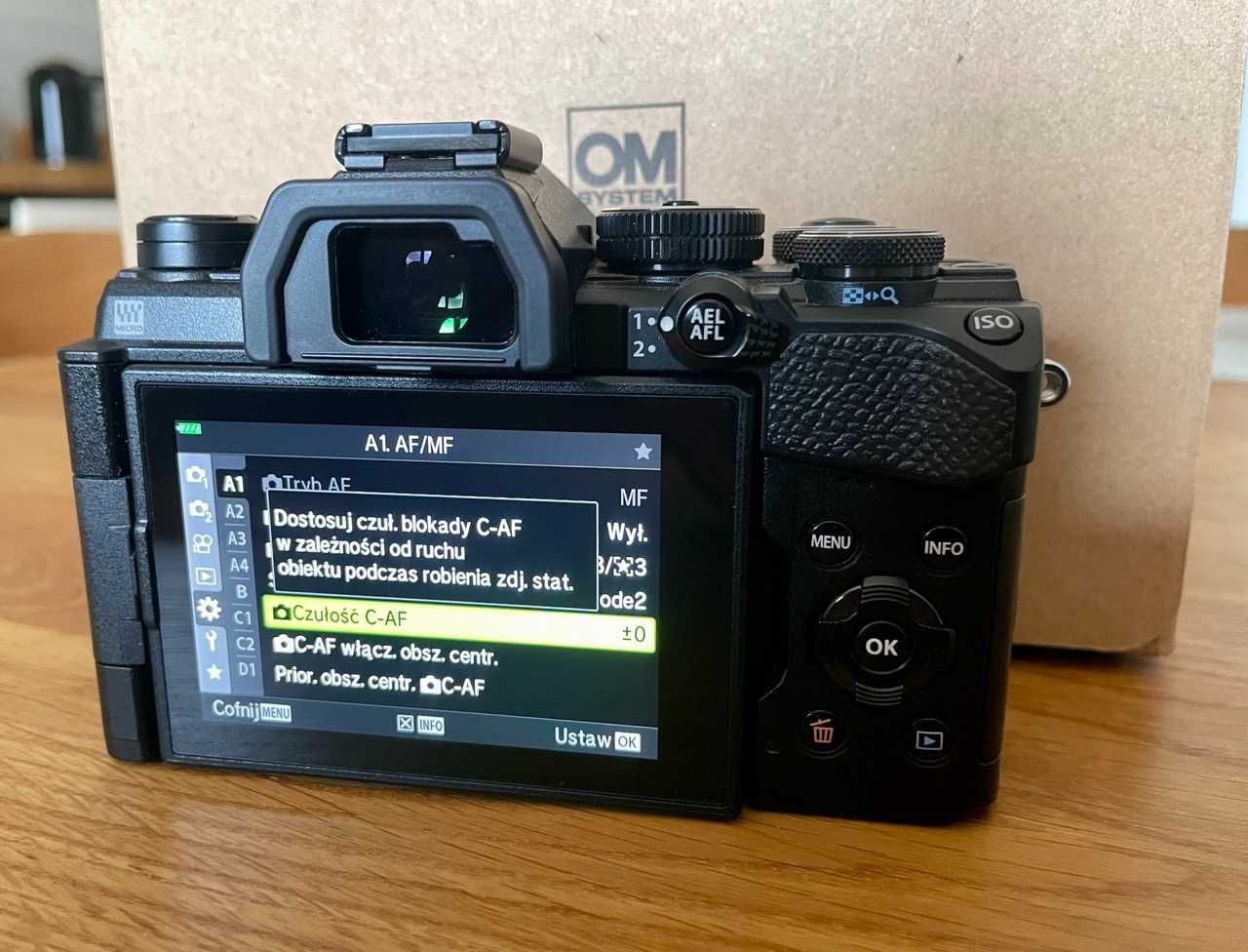 OM System OM-5 jak nowy + Olympus 40–150 mm f/4.0–5.6