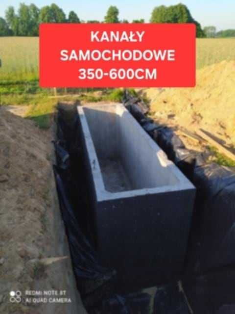 Kanał Betonowy Wodoszczelny Samochodowy Łódzkie
