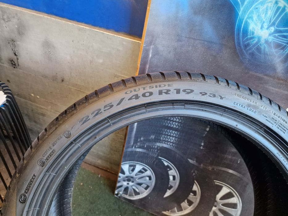 Opony letnie 225/40/19 Pirelli i Goodyear Komplet 7mm 20/21
