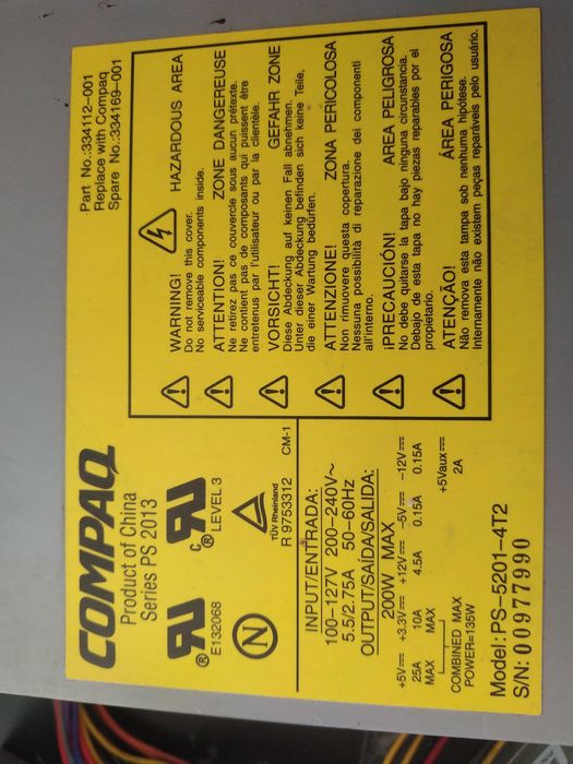 Блок живлення ПК 200-300Watt Power supply