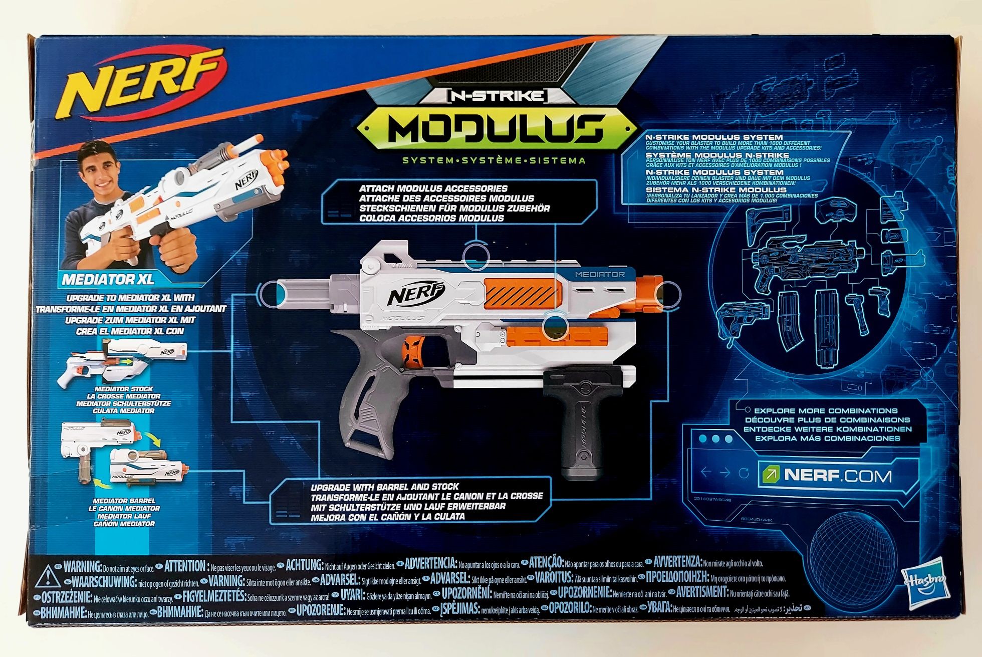 NERF N-Strike Modulus Mediator E0016 Hasbro - nowy