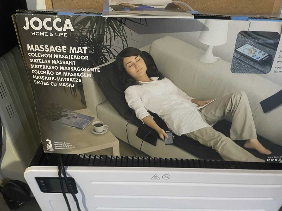 Tapete de massagem para colocar no sofá ou na cama.