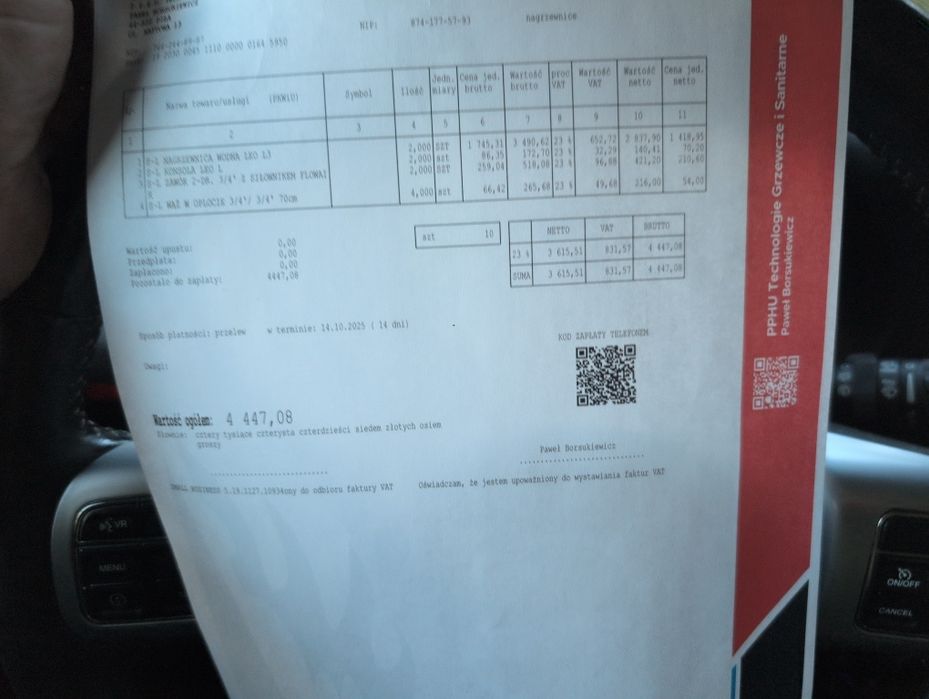 Nagrzewnica Leo L3 plus konsola Leo l plus zawór