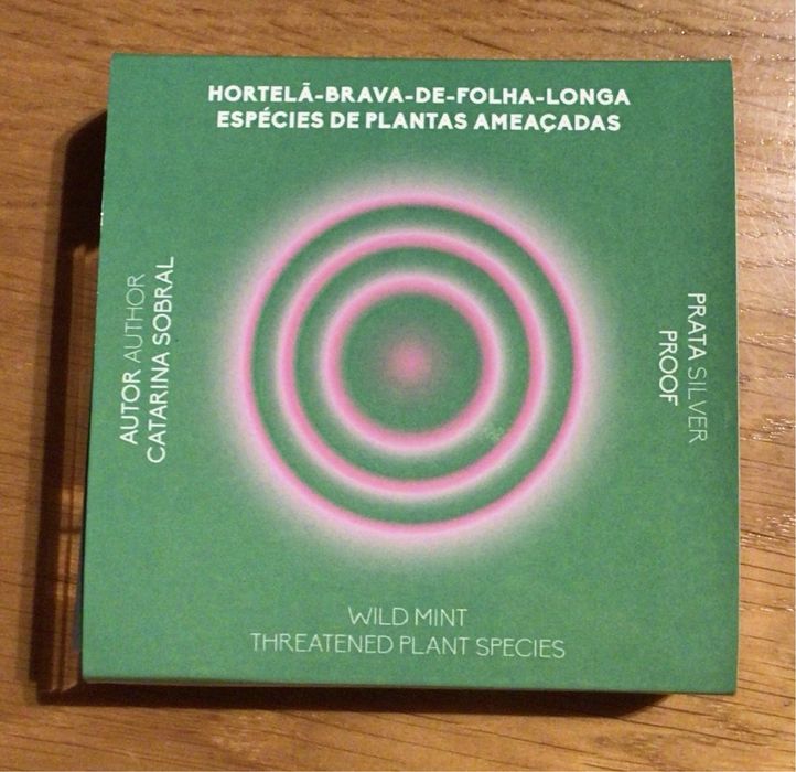 PRATA PROOF 5,00€  -  HORTELÃ-BRAVA