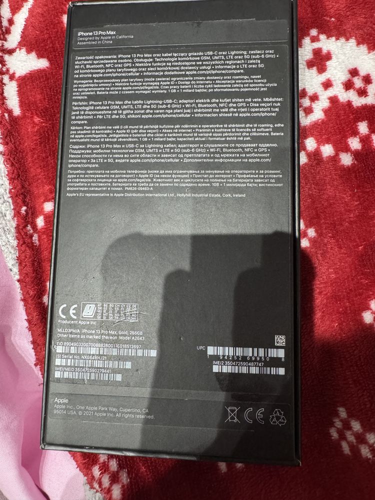 iPhone 13 Pro Max 256gb Gold