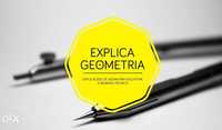 Explicações de Geometria Descritiva em Guimarães .